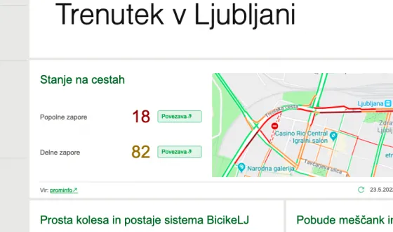 trenutek v ljubljani