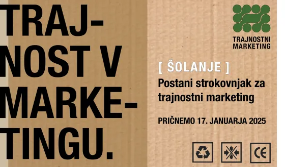 Postani strokovnjak za trajnostni marketing 